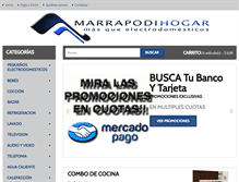 Tablet Screenshot of marrapodihogar.com